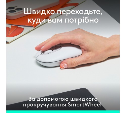 Миша бездротова Logitech Pop Mouse with Emoji Off-White (910-007411) Миша бездротова Logitech Pop Mouse with Emoji Off-White (910-007411)