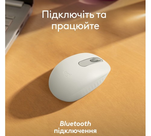 Миша бездротова Logitech M196 Off White (910-007460)