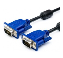 Кабель Atcom (9151) VGA-VGA HD15M/HD15M с 2-ма фер. кільцями, 10м