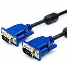 Кабель Atcom (9151) VGA-VGA HD15M/HD15M с 2-ма фер. кільцями, 10м