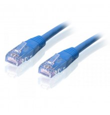 Патч-корд литий, UTP, RJ45, Cat.5e, 3m, синій