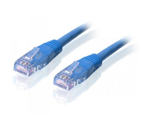 Патч-корд литий, UTP, RJ45, Cat.5e, 3m, синій Патч-корд литий, UTP, RJ45, Cat.5e, 3m, синій