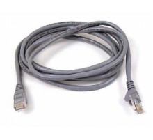 Патч-корд литий, UTP, RJ45, Cat.5e, 7.5m, сірий