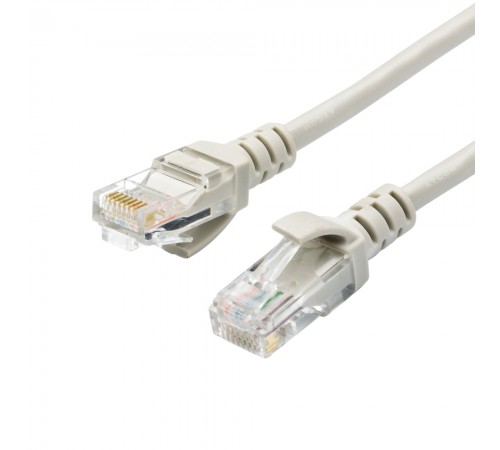 Патч-корд литий, UTP, RJ45, Cat.5e, 7.5m, сірий Патч-корд литий, UTP, RJ45, Cat.5e, 7.5m, сірий
