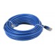 Патч-корд литий, UTP, RJ45, Cat.5e, 10m, синій