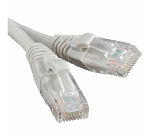 Патч-корд литий, UTP, RJ45, Cat.5e, 20m, сірий Патч-корд литий, UTP, RJ45, Cat.5e, 20m, сірий