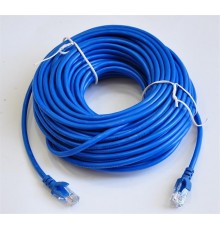 Патч-корд литий, UTP, RJ45, Cat.5e, 20m, синій