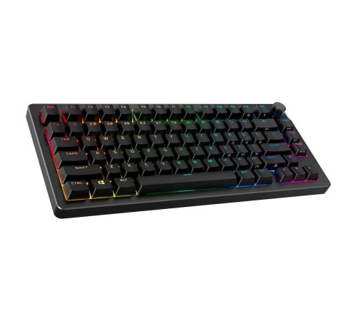 Клавіатура бездротова HyperX Alloy Rise 75 Red RGB UA Black (91Y91AA)