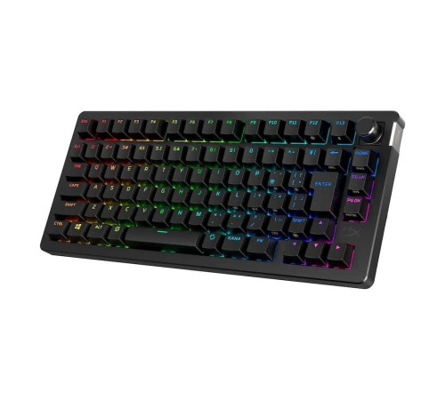 Клавіатура бездротова HyperX Alloy Rise 75 Red RGB UA Black (91Y91AA)