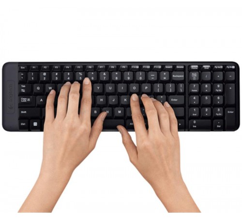 Комплект (клавіатура, миша) бездротовий Logitech MK220 Black (920-003168)