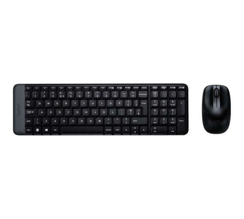 Комплект (клавіатура, миша) бездротовий Logitech MK220 Black (920-003168)