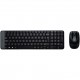 Комплект (клавіатура, миша) бездротовий Logitech MK220 Black (920-003168)