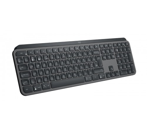 Клавіатура бездротова Logitech MX Keys Advanced for Business Wireless Illuminated UA Graphite (920-010251)