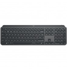 Клавіатура бездротова Logitech MX Keys Advanced for Business Wireless Illuminated UA Graphite (920-010251)