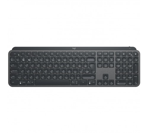 Клавіатура бездротова Logitech MX Keys Advanced for Business Wireless Illuminated UA Graphite (920-010251)