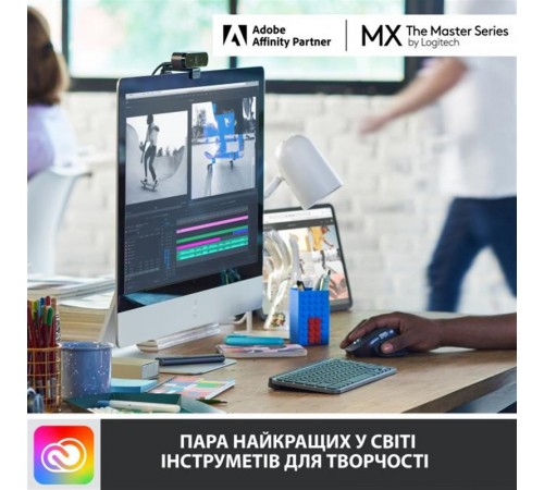 Клавіатура бездротова Logitech MX Keys Mini Wireless Illuminated UA Pale Gray (920-010499) Клавіатура бездротова Logitech MX Keys Mini Wireless Illuminated UA Pale Gray (920-010499)