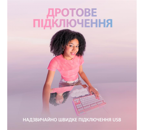 Клавiатура Logitech G713 Linear White (920-010678)
