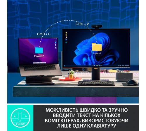 Клавiатура бездротова Logitech MX Mechanical Mini Bluetooth Illuminated Graphite (920-010782) Клавiатура бездротова Logitech MX Mechanical Mini Bluetooth Illuminated Graphite (920-010782)
