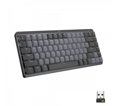 Клавiатура бездротова Logitech MX Mechanical Mini Bluetooth Illuminated Graphite (920-010782) Клавiатура бездротова Logitech MX Mechanical Mini Bluetooth Illuminated Graphite (920-010782)