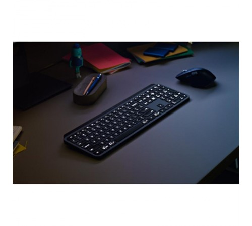 Комплект (клавіатура, миша) бездротовий Logitech MX Keys Combo for Business Graphite US (920-010933)