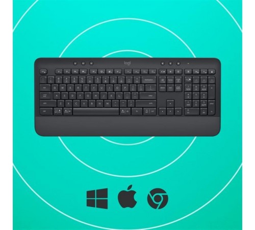 Клавiатура бездротова Logitech Signature K650 US Graphite USB (920-010945) Клавiатура бездротова Logitech Signature K650 US Graphite USB (920-010945)