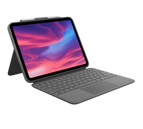 Чохол-клавiатура Logitech Combo Touch для Apple iPad 10.9 Gen 10 Oxford Grey (920-011382)