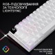 Клавiатура бездротова Logitech G PRO X 60 TKL GX Optical Tactile White (920-011930)