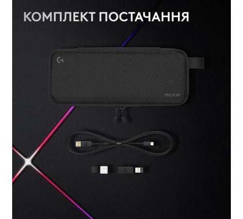 Клавiатура бездротова Logitech G PRO X 60 TKL GX Optical Tactile White (920-011930) Клавiатура бездротова Logitech G PRO X 60 TKL GX Optical Tactile White (920-011930)