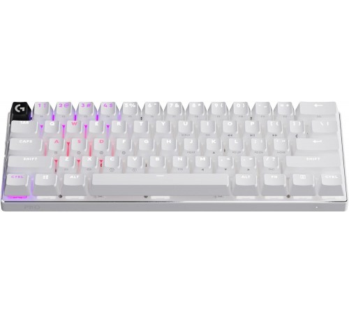 Клавiатура бездротова Logitech G PRO X 60 TKL GX Optical Tactile White (920-011930) Клавiатура бездротова Logitech G PRO X 60 TKL GX Optical Tactile White (920-011930)