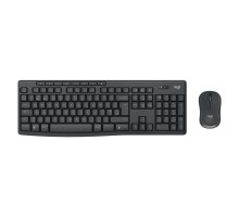 Комплект (клавіатура, миша) бездротовий Logitech MK370 Graphite (920-012077)