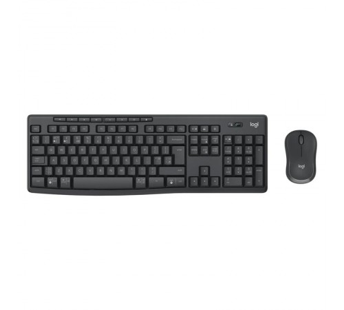 Комплект (клавіатура, миша) бездротовий Logitech MK370 Graphite (920-012077)