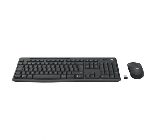 Комплект (клавіатура, миша) бездротовий Logitech MK370 Graphite (920-012077)
