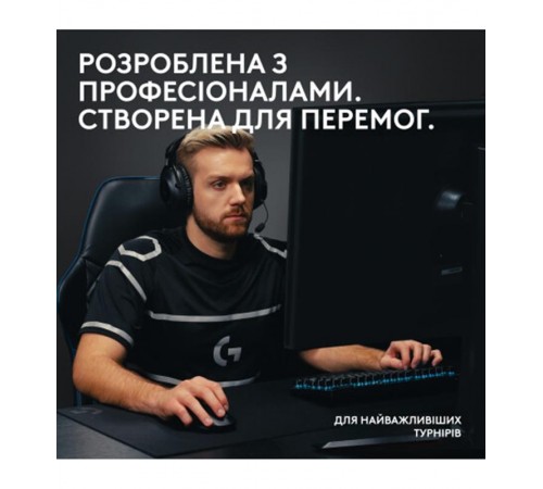 Клавiатура Logitech G PRO X TKL Lightspeed Black Tactile (920-012136)