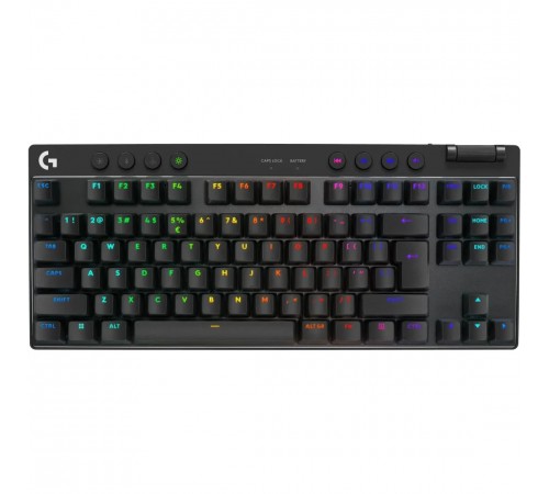 Клавiатура Logitech G PRO X TKL Lightspeed Black Tactile (920-012136)