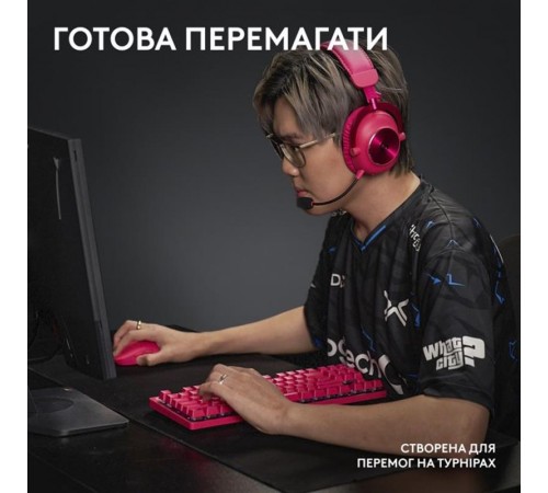 Клавiатура бездротова Logitech G PRO X TKL Lightspeed Magenta (920-012159) Клавiатура бездротова Logitech G PRO X TKL Lightspeed Magenta (920-012159)