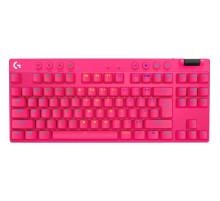 Клавiатура бездротова Logitech G PRO X TKL Lightspeed Magenta (920-012159)
