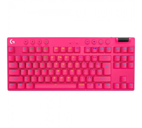 Клавiатура бездротова Logitech G PRO X TKL Lightspeed Magenta (920-012159) Клавiатура бездротова Logitech G PRO X TKL Lightspeed Magenta (920-012159)