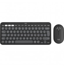Комплект (клавіатура, миша) бездротовий Logitech Pebble 2 Combo Graphite (920-012239)