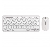 Комплект (клавіатура, миша) бездротовий Logitech Pebble 2 Combo White (920-012240)
