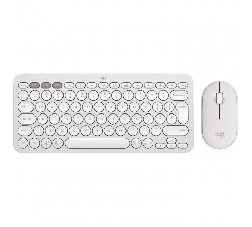 Комплект (клавіатура, миша) бездротовий Logitech Pebble 2 Combo White (920-012240)