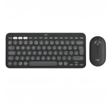 Комплект (клавіатура, миша) бездротовий Logitech Pebble 2 Combo for Mac Graphite (920-012244)