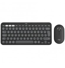 Комплект (клавіатура, миша) бездротовий Logitech Pebble 2 Combo for Mac Graphite (920-012244)