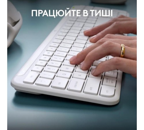 Клавiатура бездротова Logitech Signature Slim K950 US OffWhite USB (920-012466) Клавiатура бездротова Logitech Signature Slim K950 US OffWhite USB (920-012466)