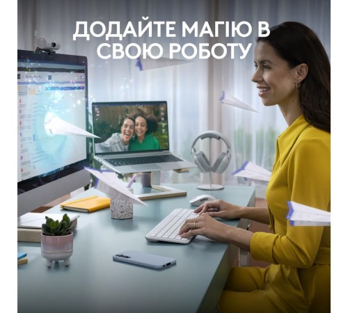 Комплект (клавіатура, миша) бездротовий Logitech Signature Slim Combo MK950 OffWhite (920-012491)