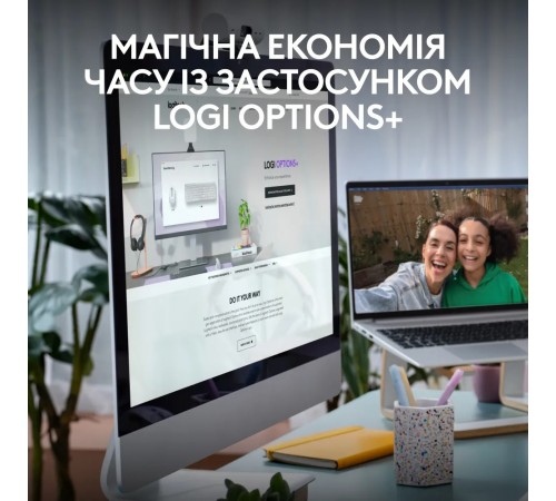 Комплект (клавіатура, миша) бездротовий Logitech Signature Slim Combo MK950 OffWhite (920-012491)