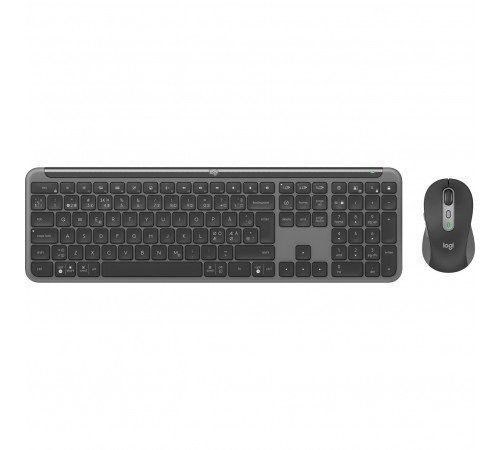 Комплект (клавіатура, миша) бездротовий Logitech Signature Slim Combo MK950 for Business Graphite (920-012508)