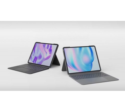Чохол-клавiатура Logitech Combo Touch для Apple iPad Air 13 M2/M3 Oxford Grey (920-012618)