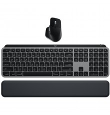 Комплект (клавіатура, миша) бездротовий Logitech MX Keys S Combo for Mac Space Grey (920-012845)