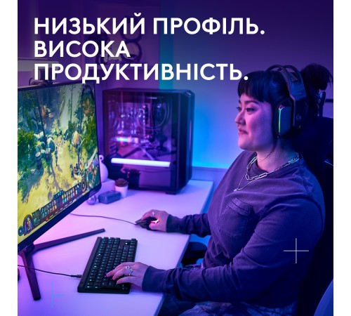 Клавiатура Logitech G515 TKL Black (920-012872)