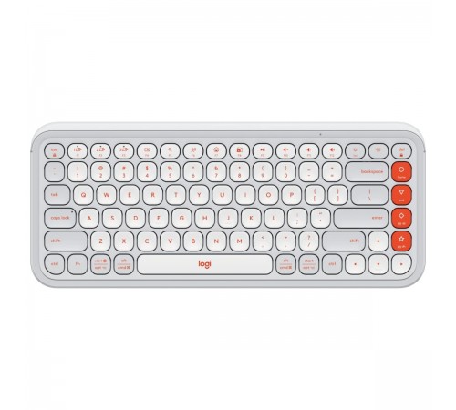 Клавiатура бездротова Logitech Pop Icon Keys Off White (920-013072) Клавiатура бездротова Logitech Pop Icon Keys Off White (920-013072)